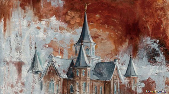 Santaquin woman paints LDS temples in non-traditional way